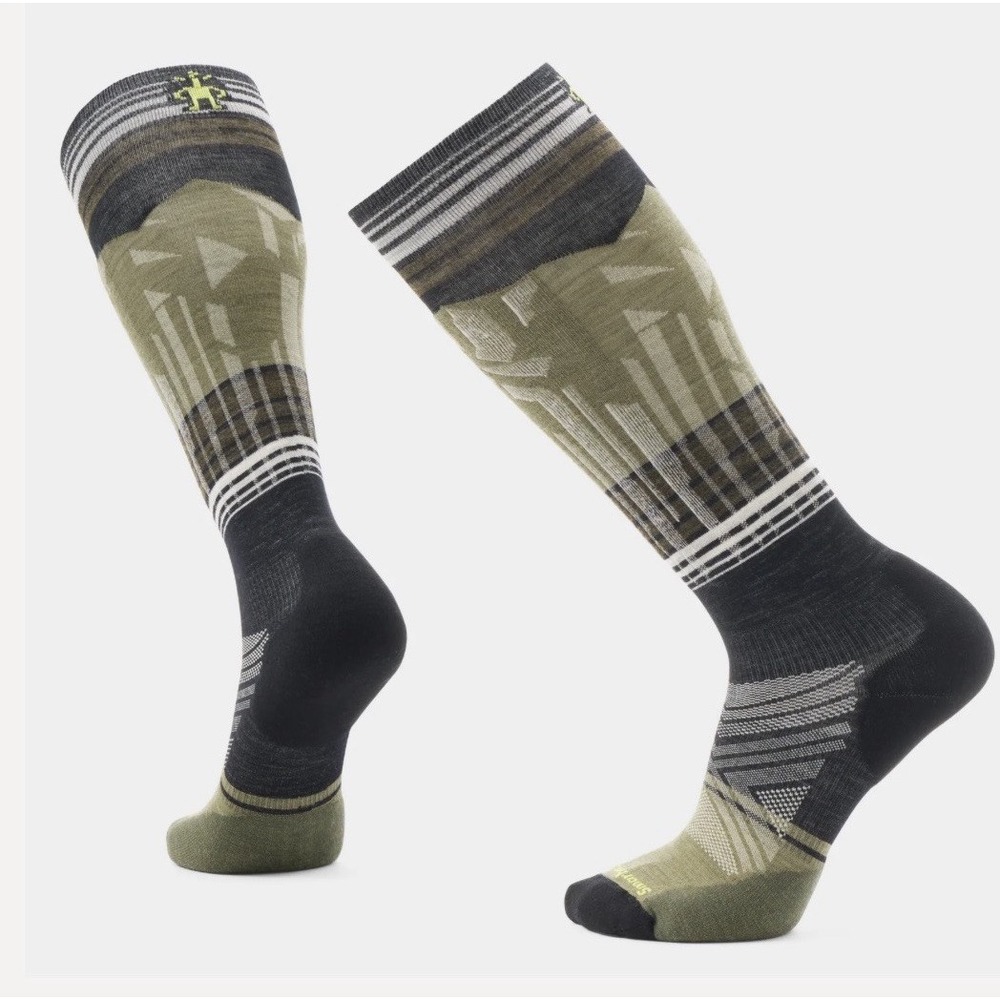 2 Pc Lot Smartwool Ski Targeted Cushion Summit Shot Over the Calf Ski Socks L